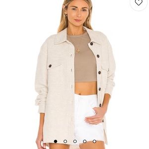 Sanctuary knit milk shacket in excellent condition